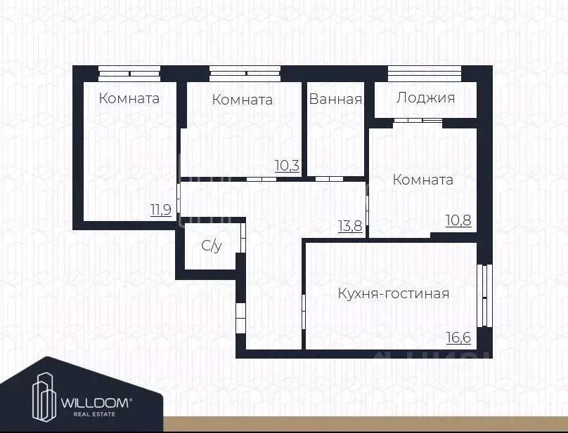 3-к кв. Свердловская область, Екатеринбург ул. Мамина-Сибиряка, 36Б/2 ... - Фото 2