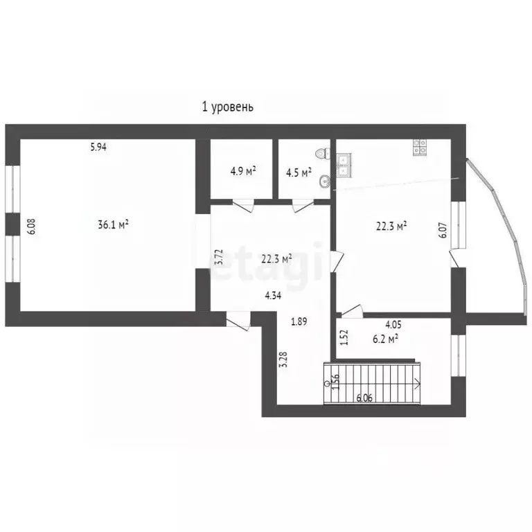 4-к кв. Тюменская область, Тюмень ул. Степана Халтурина, 8 (199.0 м) - Фото 1