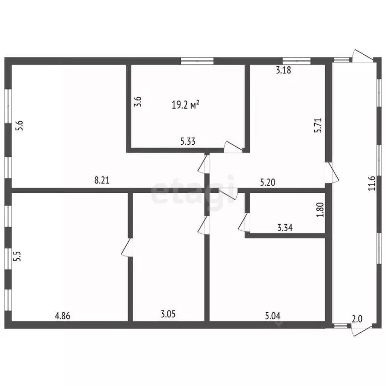 Дом в Мордовия, пос. Ромоданово ул. Касаткина, 25 (179 м) - Фото 2