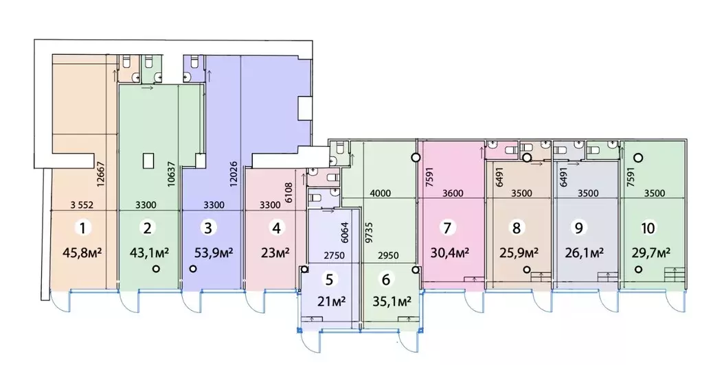 Помещение свободного назначения в Москва ул. Красная Пресня, 12 (21 м) - Фото 2