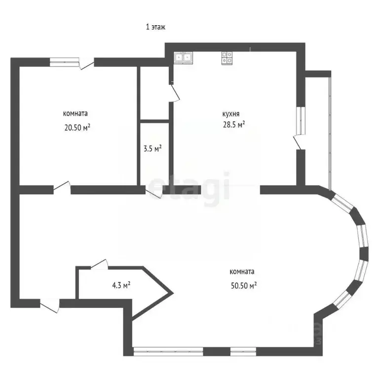 5-к кв. Тюменская область, Тюмень Елецкая ул., 3 (263.4 м) - Фото 1