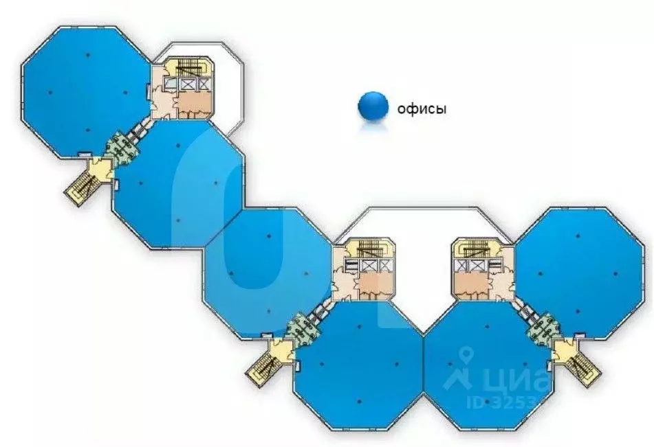 Офис в Москва Международное ш., 28БС1 (1097 м) - Фото 1