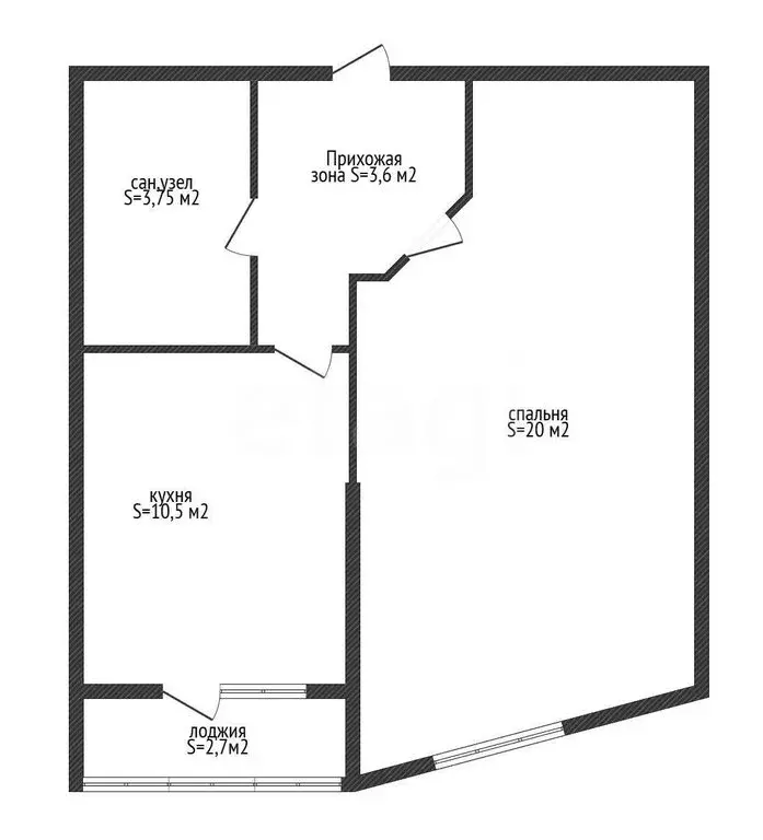 1-комнатная квартира: Краснодар, Российская улица, 79/3к2 (37.3 м) - Фото 0