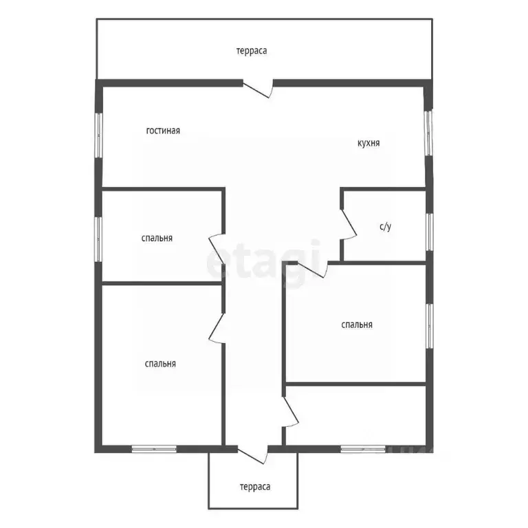 Дом в Красноярский край, Емельяновский муниципальный округ, д. Сухая  ... - Фото 2