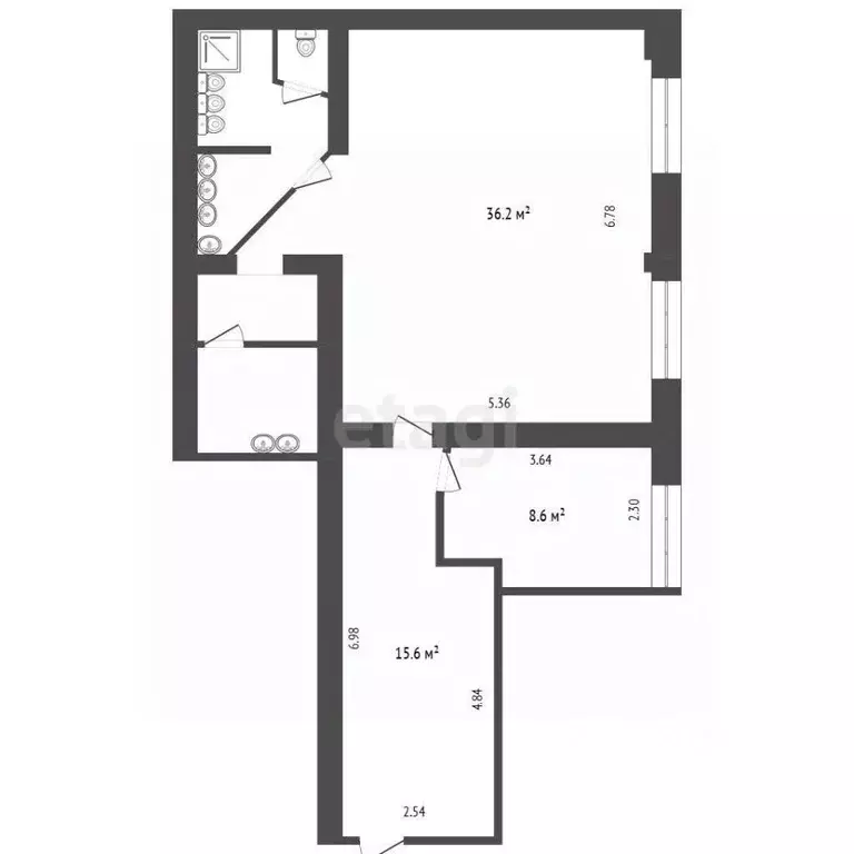 Помещение свободного назначения в Коми, Сыктывкар Первомайская ул., 20 ... - Фото 2