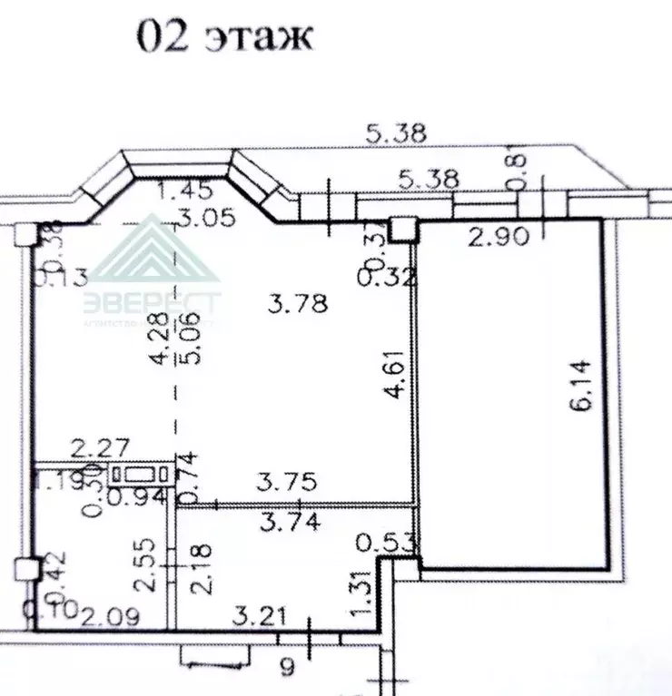 2-к кв. Хакасия, Абакан просп. Дружбы Народов, 3Б (62.0 м) - Фото 2