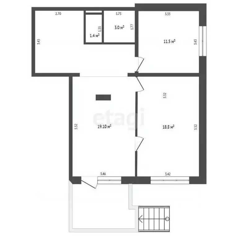 Помещение свободного назначения в Мордовия, Саранск ул. Тани Бибиной, ... - Фото 2