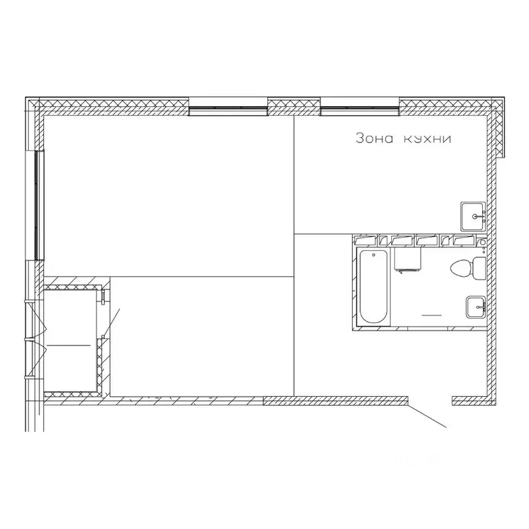 2-к кв. Приморский край, Владивосток Посейдония жилой комплекс, 1/2 ... - Фото 1