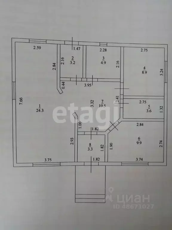Дом в Сахалинская область, Южно-Сахалинск Труженик СНТ, ул. ... - Фото 2