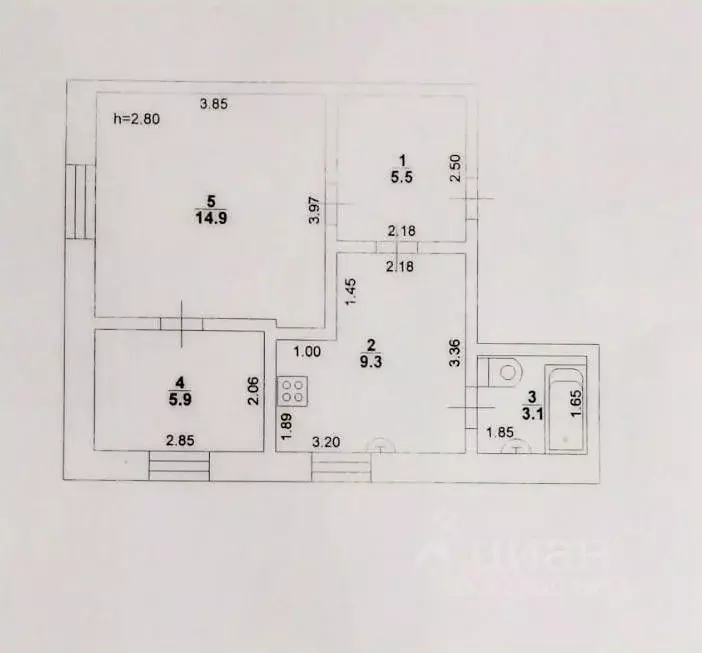 2-к кв. Саратовская область, Вольск ул. Токина, 7А (38.7 м) - Фото 1