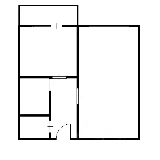 1-к кв. Московская область, Раменское Фабричная ул., 20 (35.4 м) - Фото 2