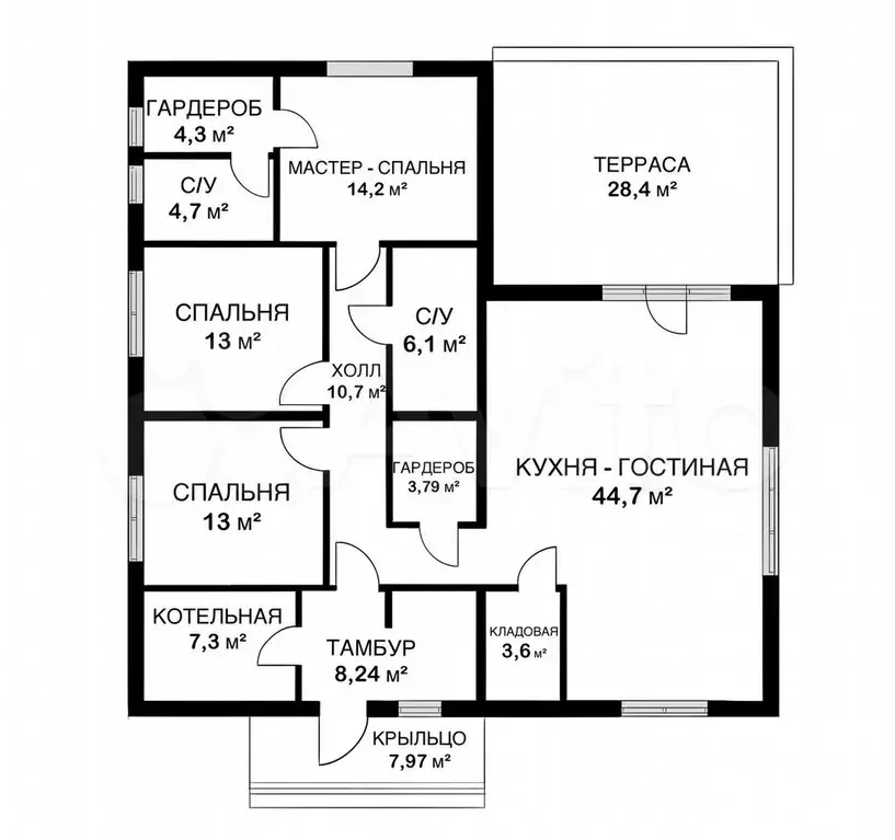 Дом 134 м на участке 7,6 сот. - Фото 1
