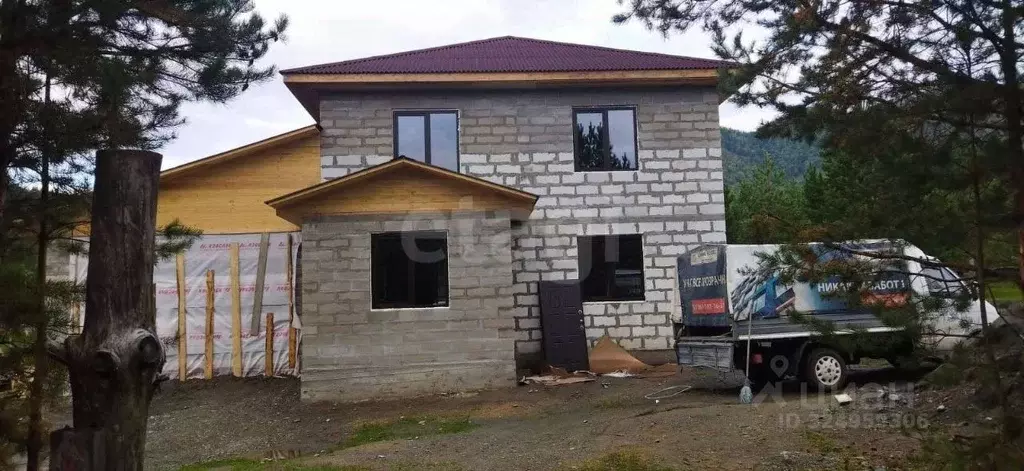 Дом в Алтай, Чемальский район, Элекмонарское с/пос, с. Элекмонар ул. ... - Фото 2