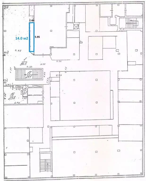 Торговая площадь в Самарская область, Тольятти ул. Фрунзе, 23 (14 м) - Фото 1