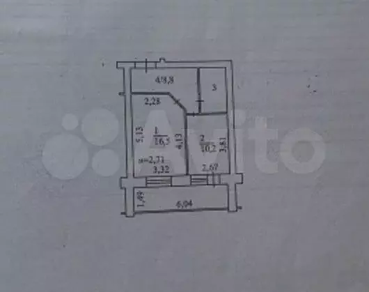 1-к. квартира, 40,6 м, 5/9 эт. - Фото 0