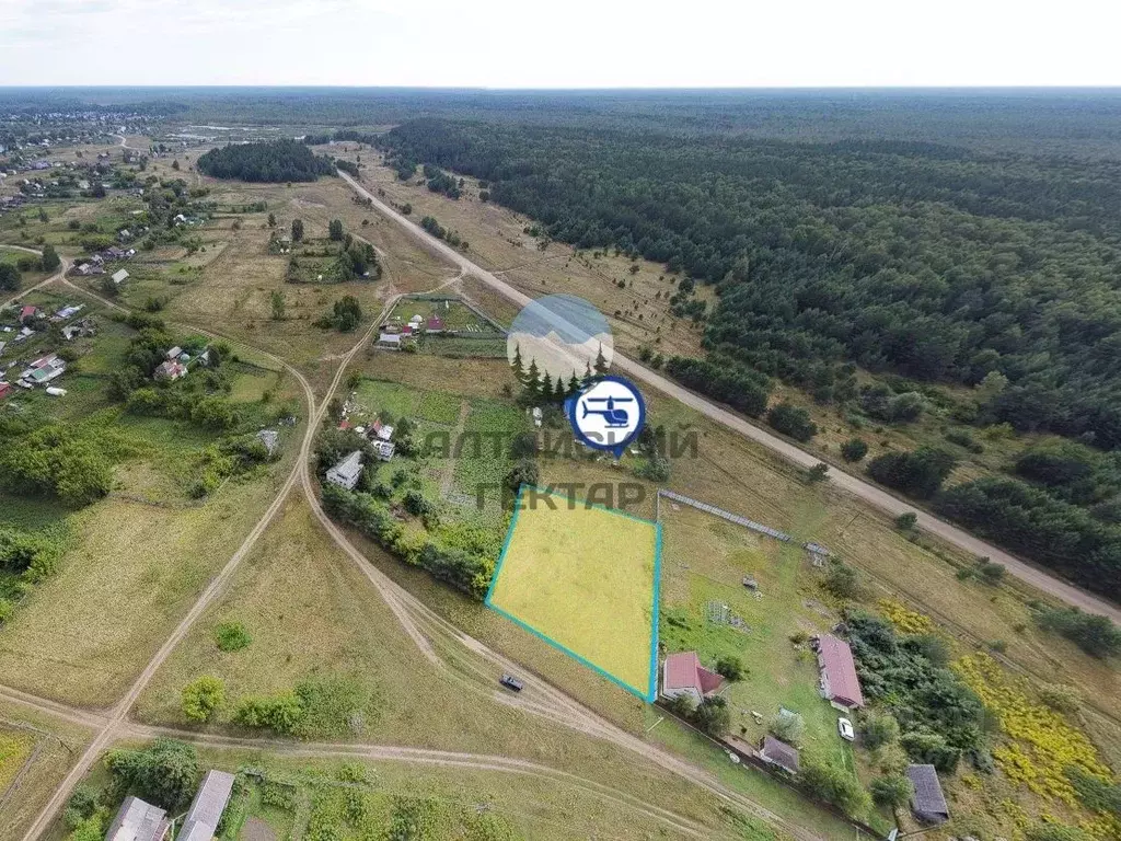 Участок в Алтайский край, Первомайский район, с. Рассказиха  (20.0 ... - Фото 1