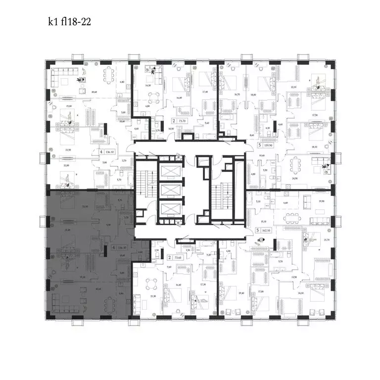 4-комнатная квартира: Москва, проспект Андропова, 9/1 (136.3 м) - Фото 1