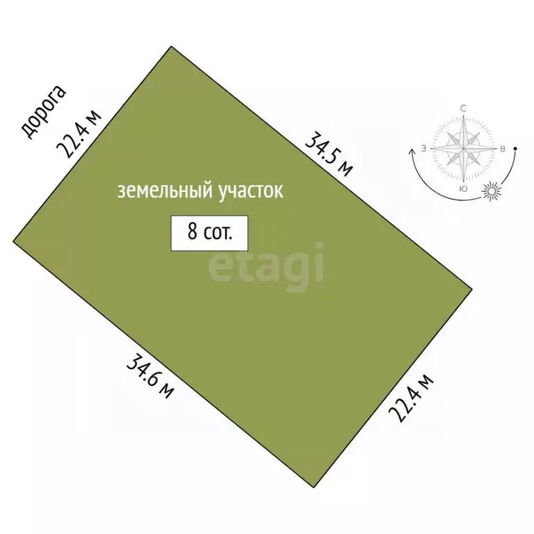 Участок в Тюменская область, Тюменский муниципальный округ, д. Большие ... - Фото 2