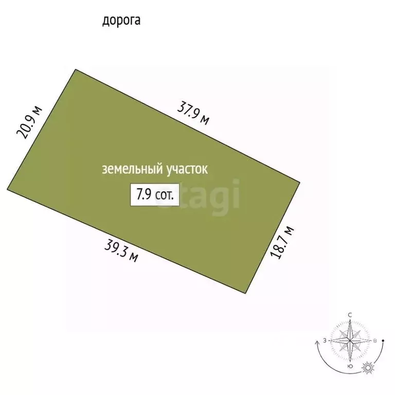 Участок в Костромская область, Кострома Вологодская ул. (7.88 сот.) - Фото 1