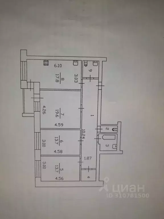 3-к кв. Владимирская область, Владимир ул. Мира, 4б (95.0 м) - Фото 0