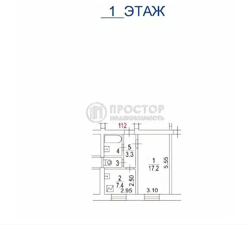 1-к кв. Москва 1-й Саратовский проезд, 3 (33.0 м) - Фото 2