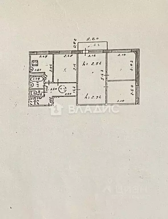 4-к кв. Марий Эл, Йошкар-Ола Красноармейская ул., 48А (59.9 м) - Фото 1