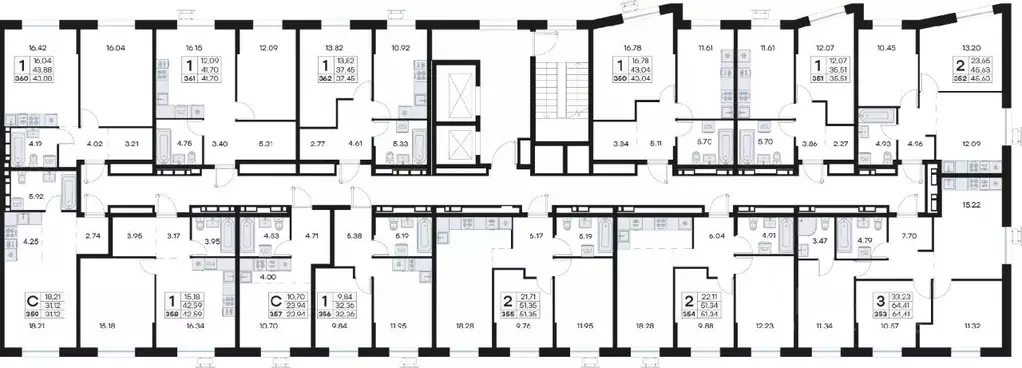 2-к кв. Приморский край, Владивосток Катерная ул., 31/2 (45.63 м) - Фото 2