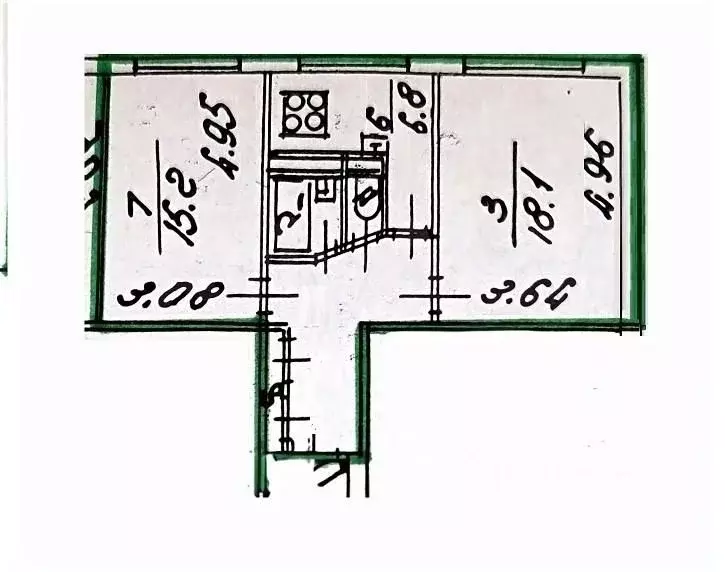 2-к кв. Санкт-Петербург Будапештская ул., 9к1 (52.0 м) - Фото 2
