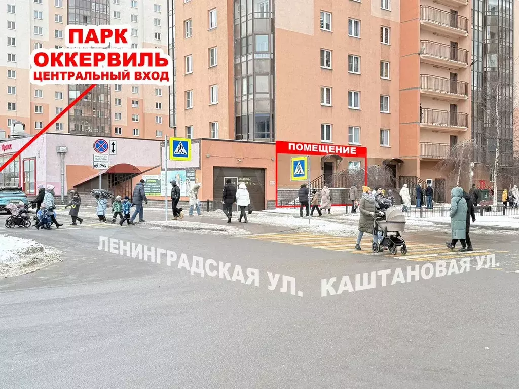 Помещение 20 м на главной торговой линии Кудрово - Фото 1