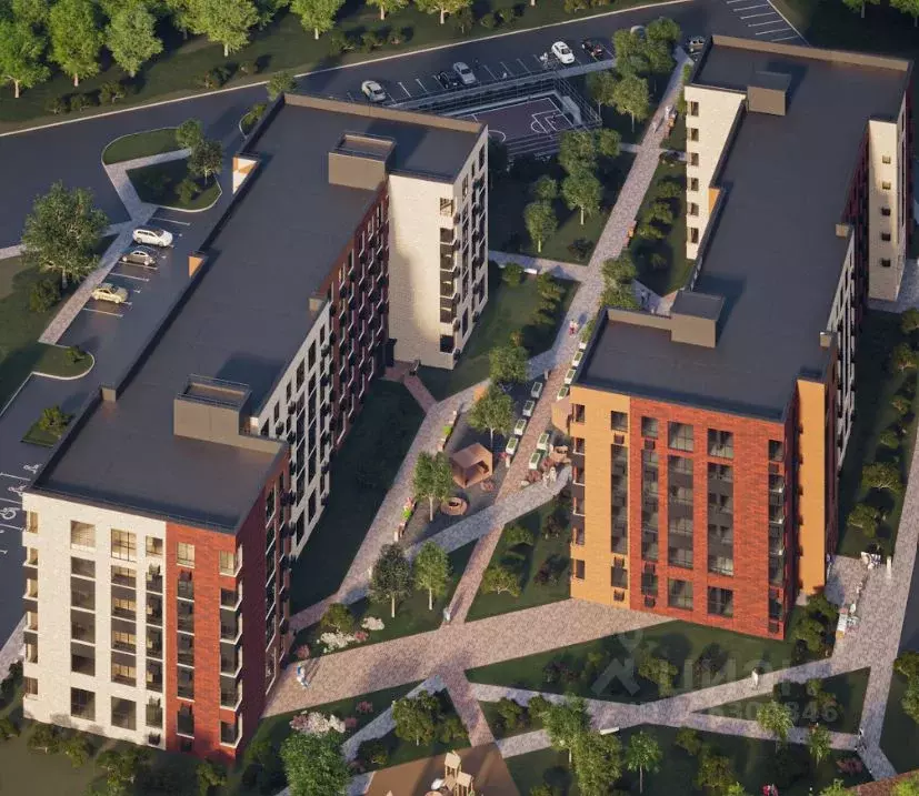 2-к кв. Самарская область, Тольятти Елки Парк жилой комплекс (52.0 м) - Фото 1