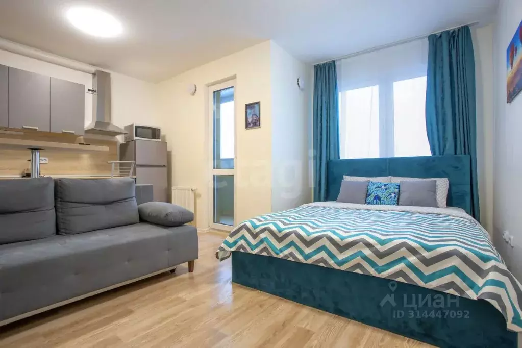 Студия Санкт-Петербург ул. Чарушинская, 24к1 (25.6 м) - Фото 0