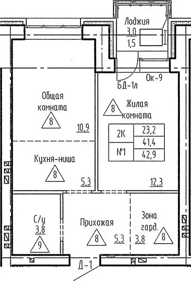 2-к кв. Новосибирская область, Новосибирский район, Мичуринский ... - Фото 0