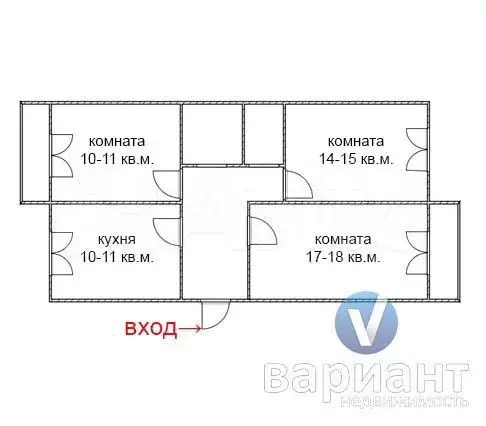 3-к. квартира, 73 м, 2/5 эт. - Фото 0