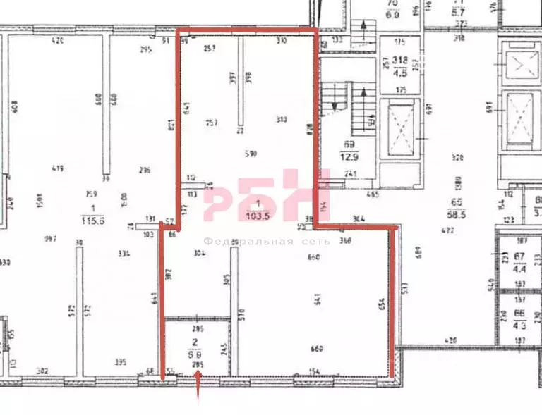 Торговая площадь в Свердловская область, Екатеринбург просп. ... - Фото 2