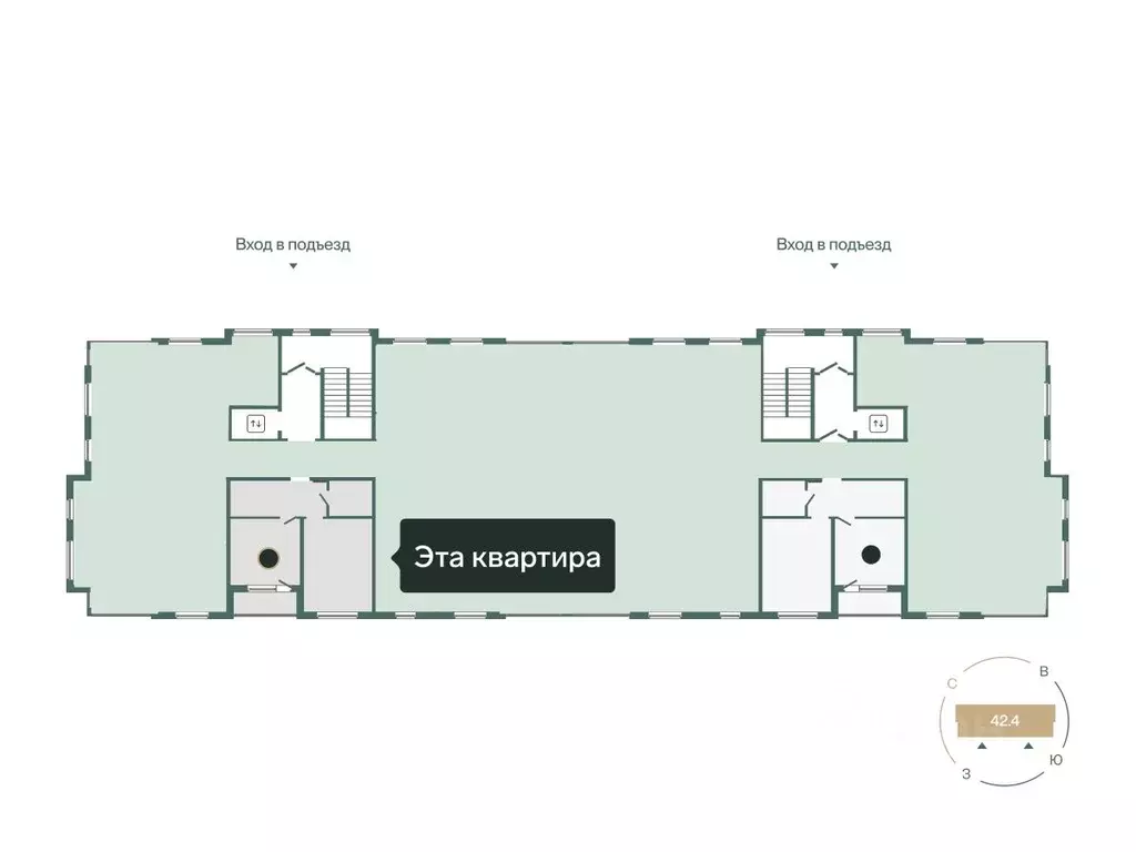 1-к кв. Тюменская область, Тюмень ул. Игоря Комиссарова, 21 (50.37 м) - Фото 1