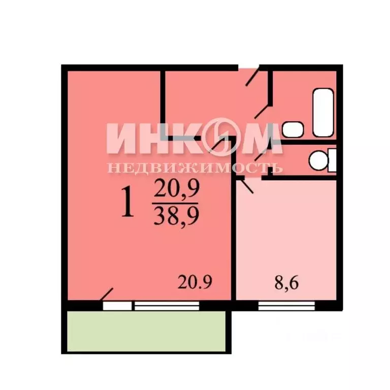 1-к кв. Москва Суздальская ул., 26К1 (38.9 м) - Фото 0