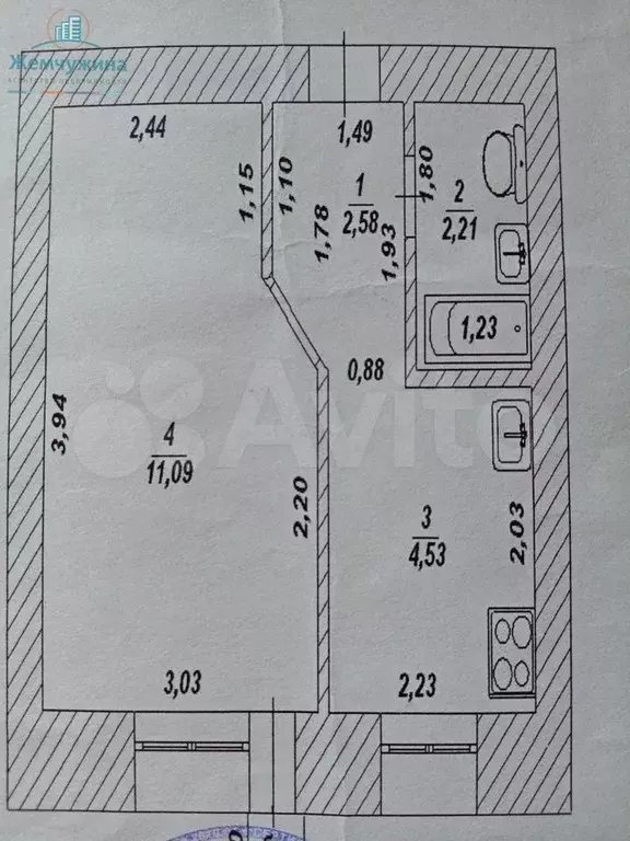 1-к. квартира, 20 м, 9/9 эт. - Фото 0