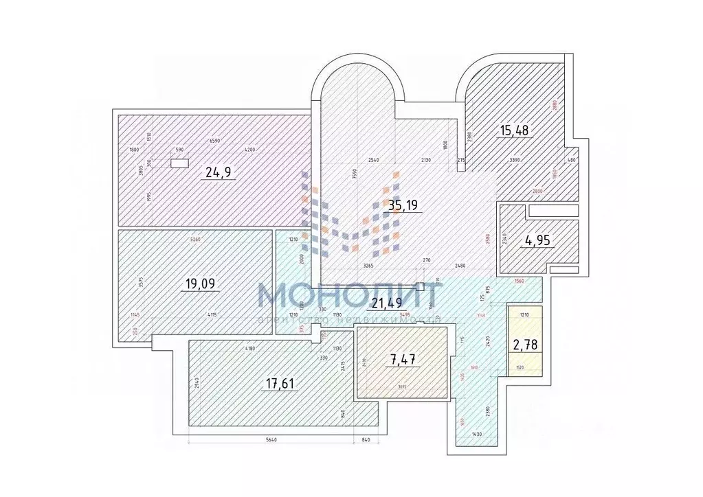 4-к кв. Москва Ленинский просп., 105к1 (149.0 м) - Фото 2