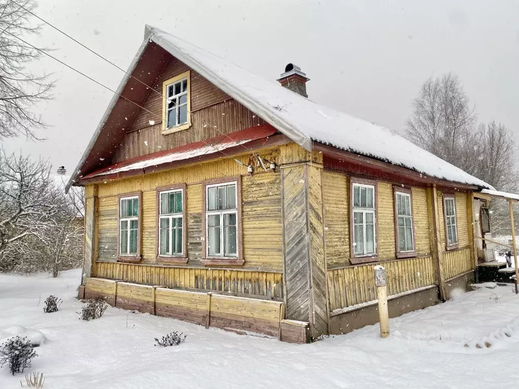 Дом в Псковская область, Гдовский район, Полновская волость, д. Ямок  ... - Фото 0