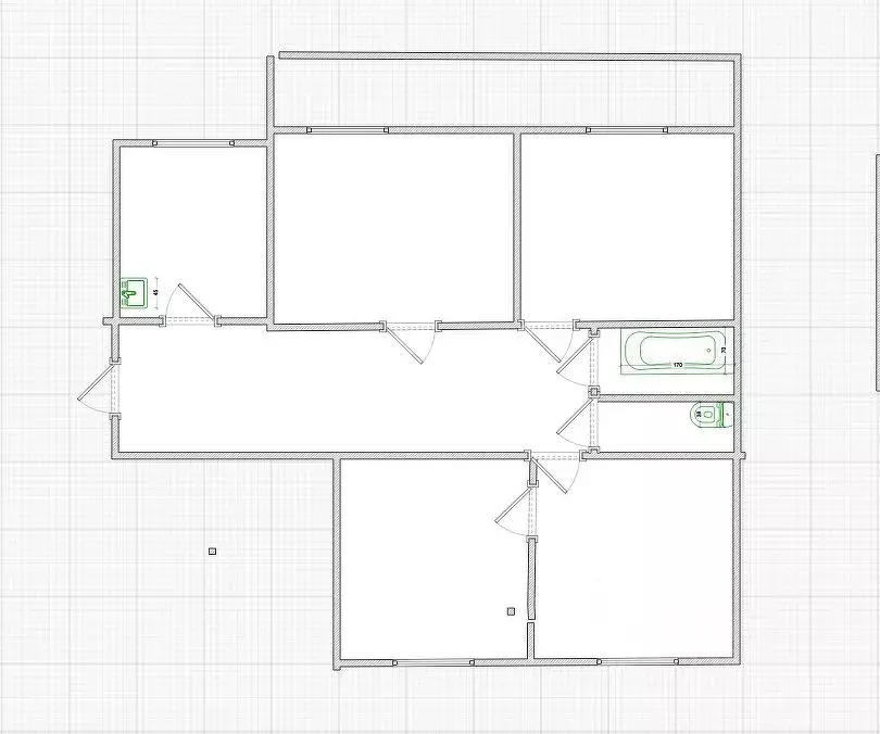4-к кв. Хабаровский край, Хабаровск ДОС кв-л, 56 (71.3 м) - Фото 2