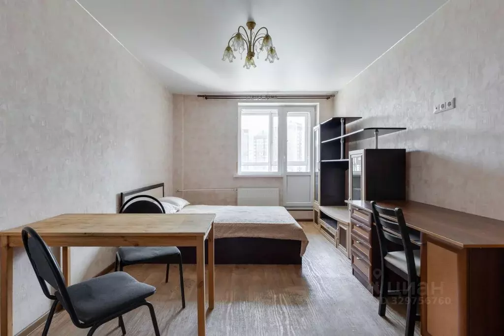 Студия Санкт-Петербург Туристская ул., 24/42 (31.7 м) - Фото 1