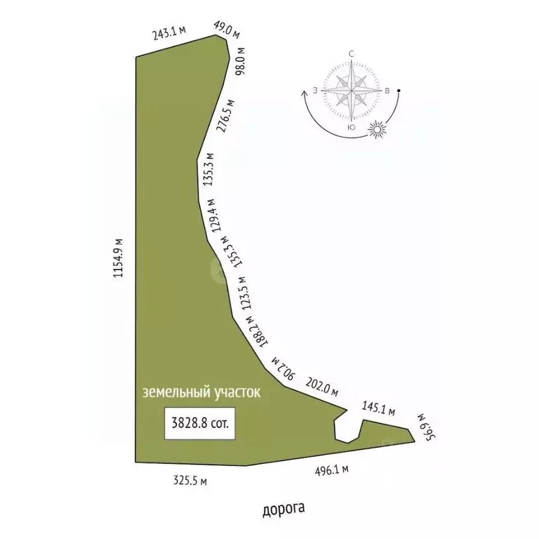 Участок в Крым, Ленинский район, Семисотское с/пос, с. Фронтовое ул. ... - Фото 2