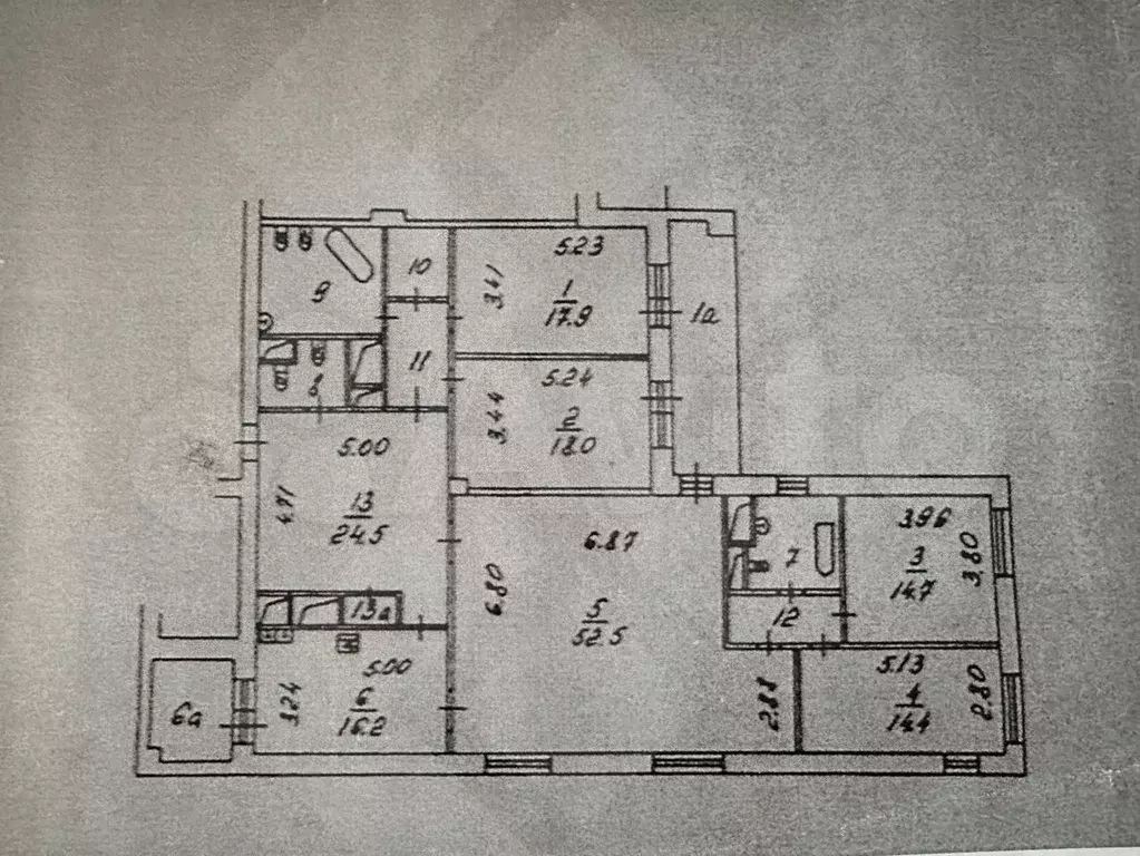 5-к. квартира, 187,7 м, 10/23 эт. - Фото 0