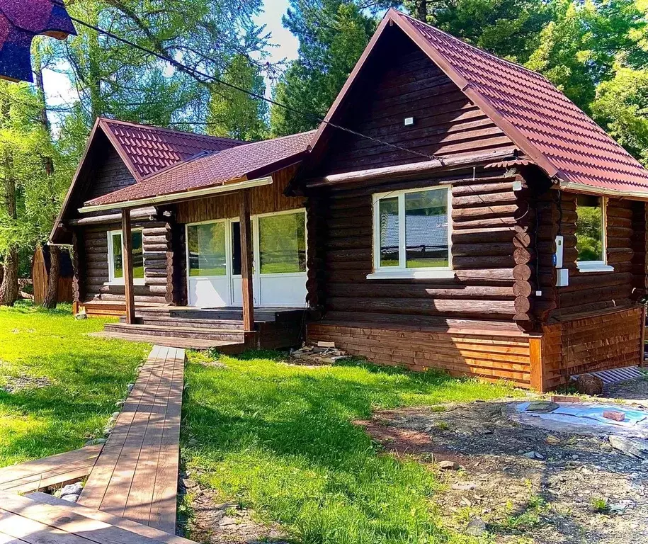 Дом в Алтай, Чемальский район, пос. Верх-Анос ул. Центральная, 2 (71 ... - Фото 1