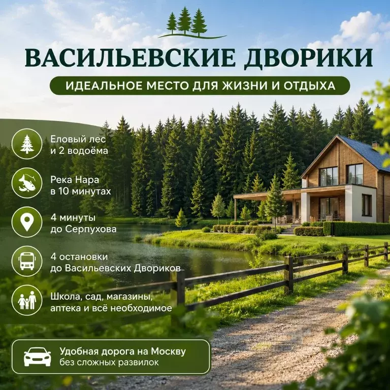 Участок в Московская область, Серпухов городской округ, Васильевские ... - Фото 2