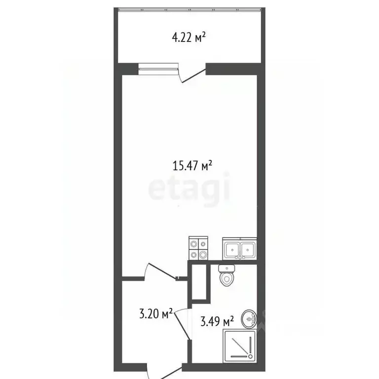 Студия Ленинградская область, Всеволожский район, Заневское городское ... - Фото 1