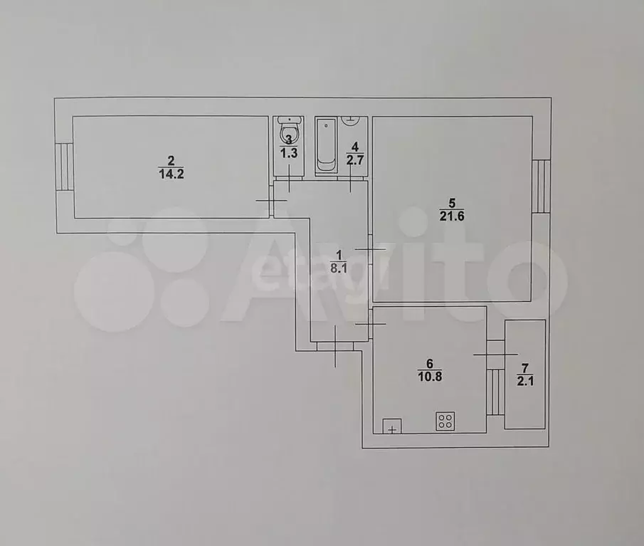 4-к. квартира, 100 м, 3/10 эт. - Фото 0