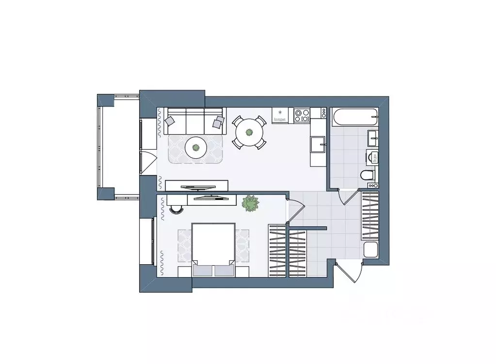 2-к кв. Кировская область, Киров городской округ, пос. Чистые Пруды ... - Фото 1