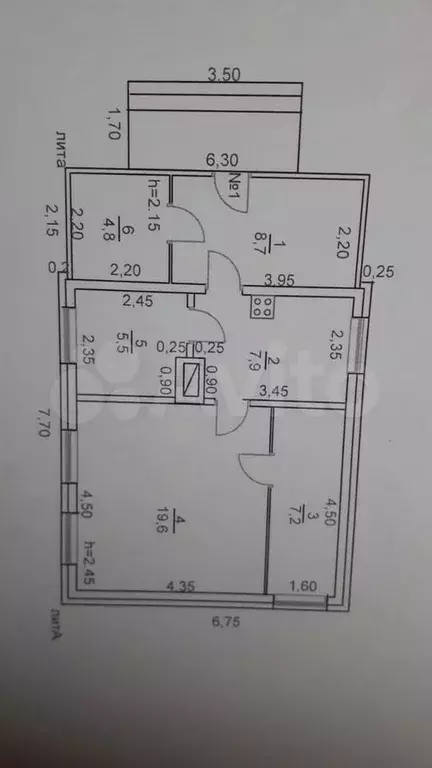 Дом 53,7 м на участке 15 сот. - Фото 0