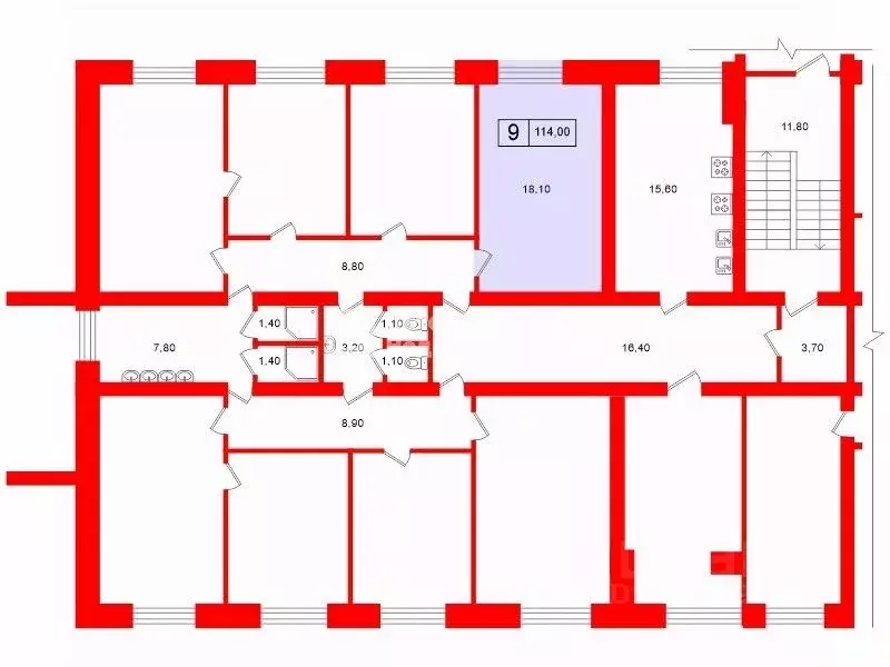 Комната Санкт-Петербург, Санкт-Петербург, Сестрорецк ул. Первого Мая, ... - Фото 2